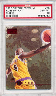 Skybox 1996-1997 Premium Rubies #55 Kobe Bryant  / PSA Grade 10