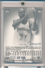 Fleer 1996-1997 Flair Showcase Legacy Collection #21 Kevin Garnett 125/150