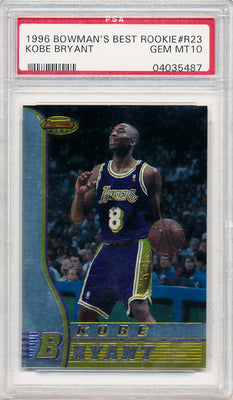 Topps 1996 Bowman's Best Rookie #R23 Kobe Bryant  / PSA Grade 10