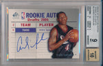 Upper Deck 2004-2005 SP Signature Edition Rookie Auto Drafts #RAD-AI Andre Iguodala 4/9 / BGS Grade 9 / Auto Grade 10