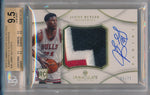 Panini 2012-2013 Immaculate Collection Jumbo Patch Autographs #PP-JB Jimmy Butler 49/75 / BGS Grade 9.5 / Auto Grade 10