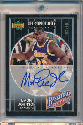 Upper Deck 2006-2007 Chronology Basketball Heroes #6AYW Magic Johnson 3/10