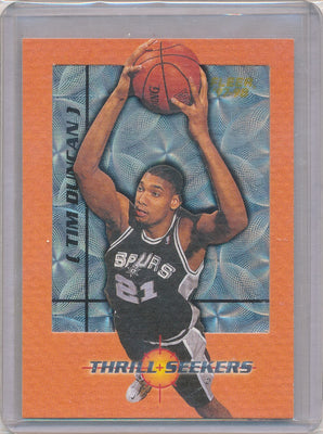 Fleer 1997-98 Basketball Thrill Seekers #3/10TS Tim Duncan none