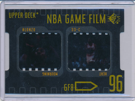 Upper Deck 1996-1997 SP  NBA Game Film #GF8 Alonzo Mourning