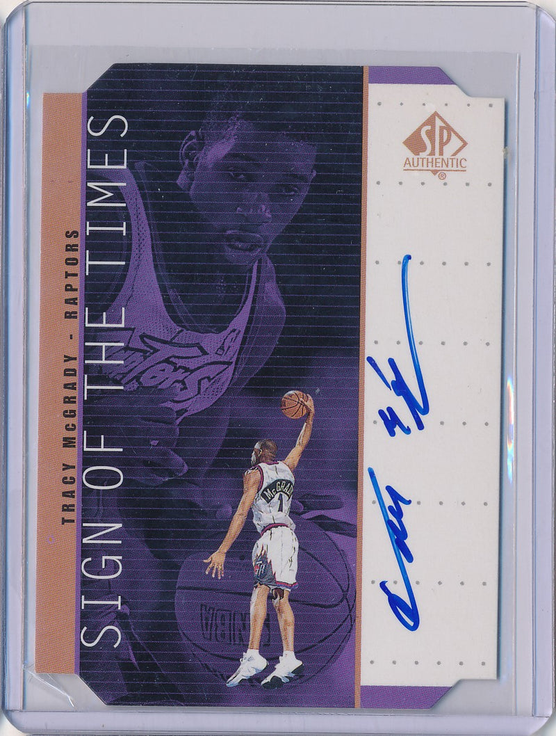 Upper Deck 1998-1999 SP Authentic Sign Of The Times #MG Tracy McGrady