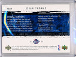 Upper Deck 2003-2004 Exquisite Collection Noble Nameplates #NN-IT Isiah Thomas 4/25