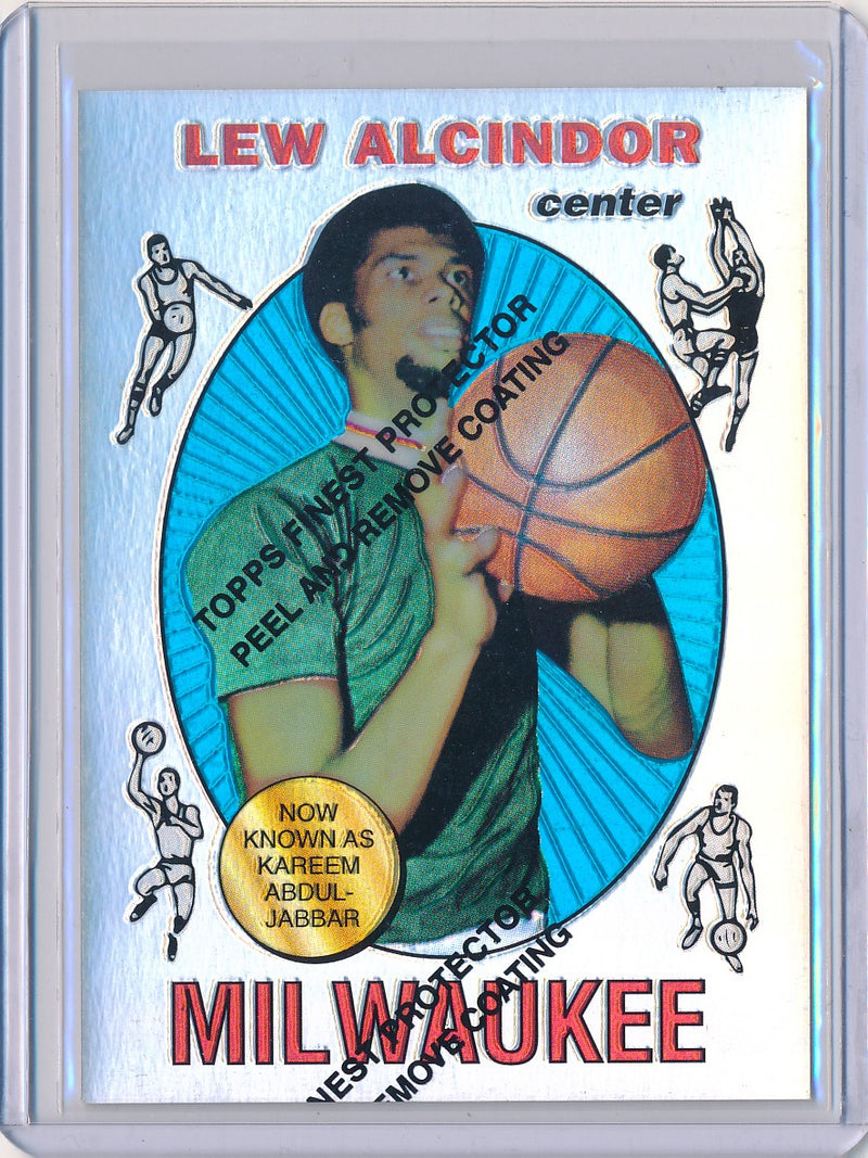 Topps 1996-1997 Finest Reprint Refractor #25 Lew Alcindor