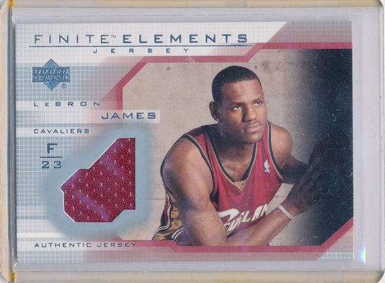 Upper Deck 2003-2004 Finite Elements Authentic Jersey #FJ18 Lebron James