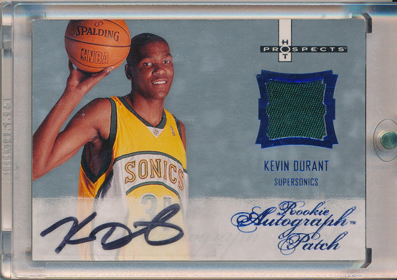 Upper Deck  2007-2008 UD Black Ticket Autographs #TA-KD Kevin Durant 22/50