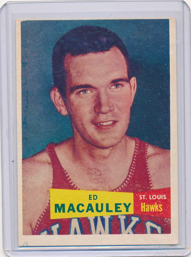 St.Louis Hawks  #27 Ed Macauley