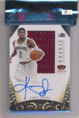 Panini 2012-2013 Crown Royale Rookie Silhouettes #327 Kyrie Irving 17/99 / BGS Grade 8.5 / Auto Grade 9