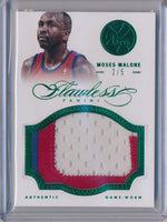 Panini 2012-2013 Flawless Emerald Jumbo Patches #68 Moses Malone 2/5