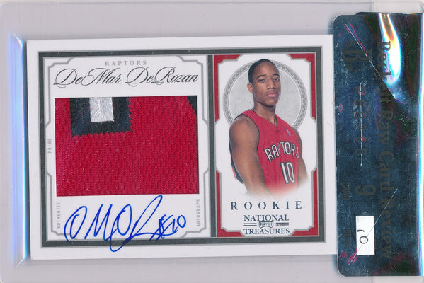 Panini 2009-2010 National Treasures Century Silver #208 Demas Derozan 79/99 / Auto Grade 10