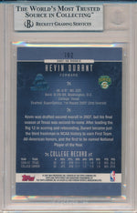 Topps  2007-2008 Bowman   Press Plates Yellow #111 Kevin Durant 1/1 / BGS Grade 8.5