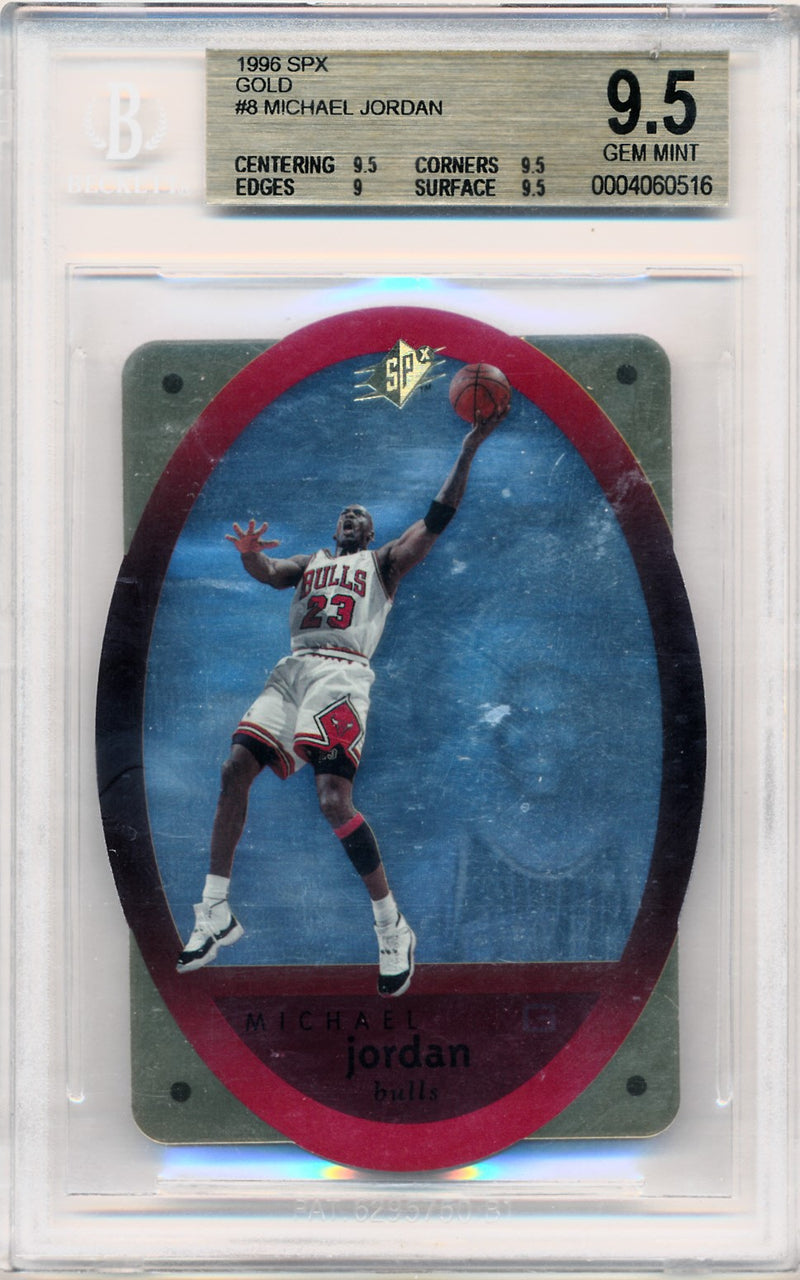 Upper Deck 1996 SPx Gold #8 Michael Jordan / BGS Grade 9.5 – Mr