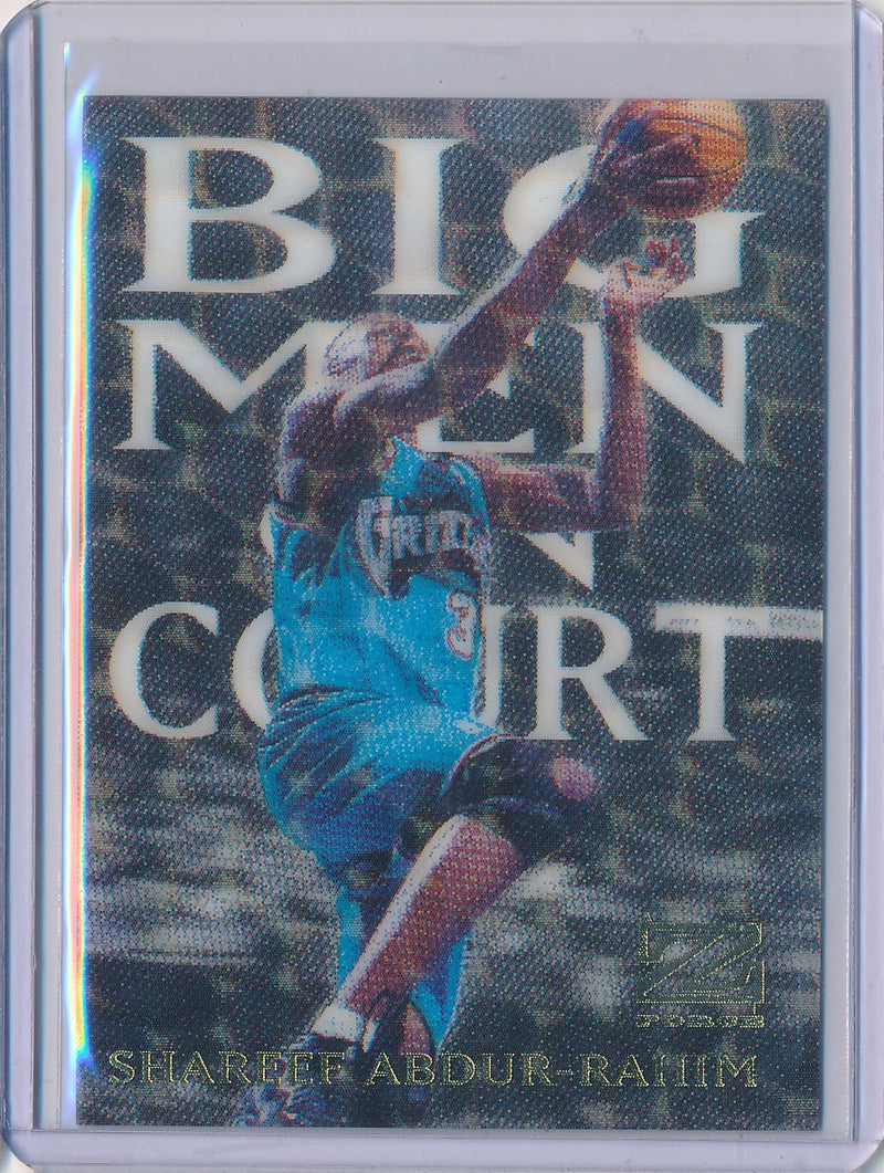 SkyBox 1997-1998 Z-Force Big Men On Court #1/15BMOC Shareef Abdur-Rahim