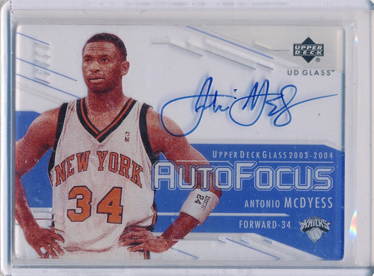 Upper Deck 2003-04 UD Glass Auto Focus #MC  Antonio McDyess