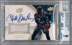 Upper Deck 2007-2008 Exquisite Collection Autographed Patches #EACD Clyde Drexler 27/35 / BGS Grade 9 / Auto Grade 10