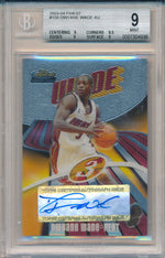 Topps 2003-2004 Finest Basketball #158 Dwyane Wade 832/999 / BGS Grade 9 / Auto Grade 10