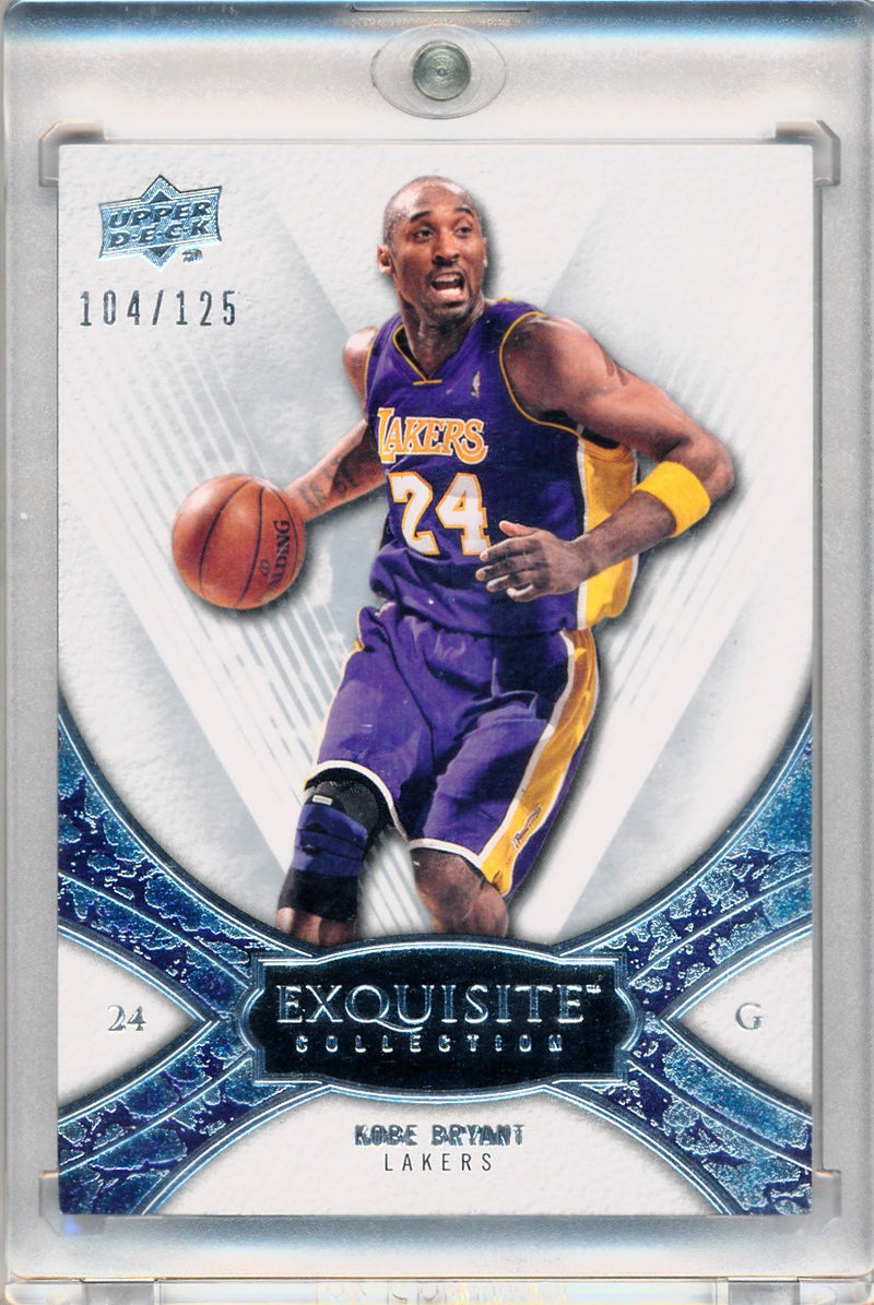 Upper Deck 2008-2009 Exquisite Collection  #4 Kobe Bryant 104/125