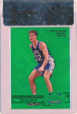 Upper Deck 2011-12 Fleer Retro Precious Metal Gems GREEN #PM-7 Christian Laettner 6/10 / BGS Grade 9