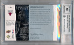 Upper Deck 2009-2010 Exquisite Collection Autographs Patches #PMJ Michael Jordan 49/50 / BGS Grade 9 / Auto Grade 10