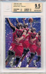 Fleer 1995-1996 Flair New Heights #4 Michael Jordan 4/10 / BGS Grade 9.5