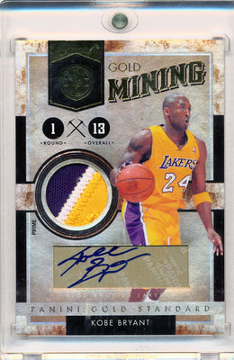 Panini 2011 Gold Standard Gold Mining #7 Kobe Bryant 12/24