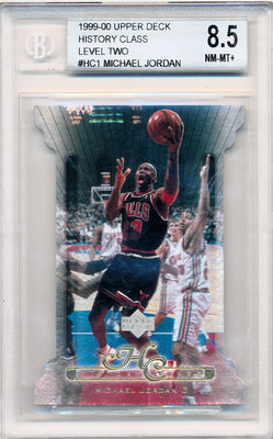 Upper Deck 1999-2000  History Class #HC1 Michael Jordan 17/25 / BGS Grade 8.5