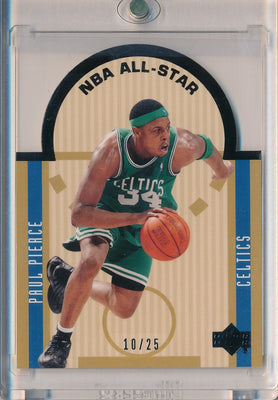 Upper Deck 2003-2004 SE Die Cuts NBA All Stars Black #SE8 Paul Pierce  10/25