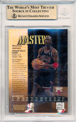 Topps 1997-1998 Finest Embossed Refractors #154 Michael Jordan  / BGS Grade 9.5