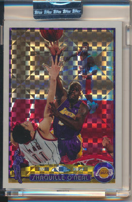 Topps  2003-2004 Chrome  X-Fractor #34 Shaquille O'Neal 45/220