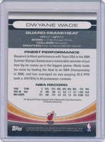 Topps 2008-2009 Finest Basketball #0 Dwyane Wade