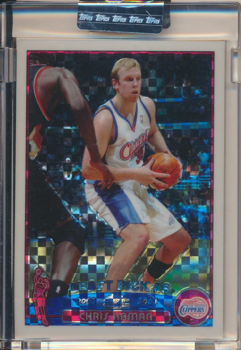 Topps  2003-2004 Chrome  X-Fractor #116 Chris Kaman 31/220