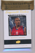 Upper Deck 2009-2010 Exquisite Collection Rookie Parallel #47 Brandon Jennings 10/11