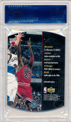 Upper Deck 1997-1998 SPX Sky #6 Michael Jordan  / PSA Grade 10