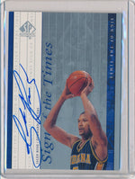 Upper Deck 1999-2000 SP Authentic Sign Of The Times #JR Jalen Rose