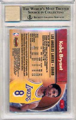 Topps 1998-1999 Bowman's Best Autographs Refractors #A1 Kobe Bryant  / BGS Grade 9.5 / Auto Grade 10