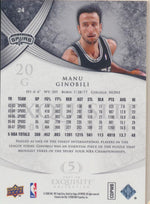 Upper Deck 2007-2008 Exquisite Collection Base #24 Manu Ginobili 7/225