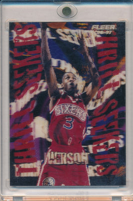 Fleer 1996-1997 Basketball Thrill Seekers #5/15 Allen Iverson