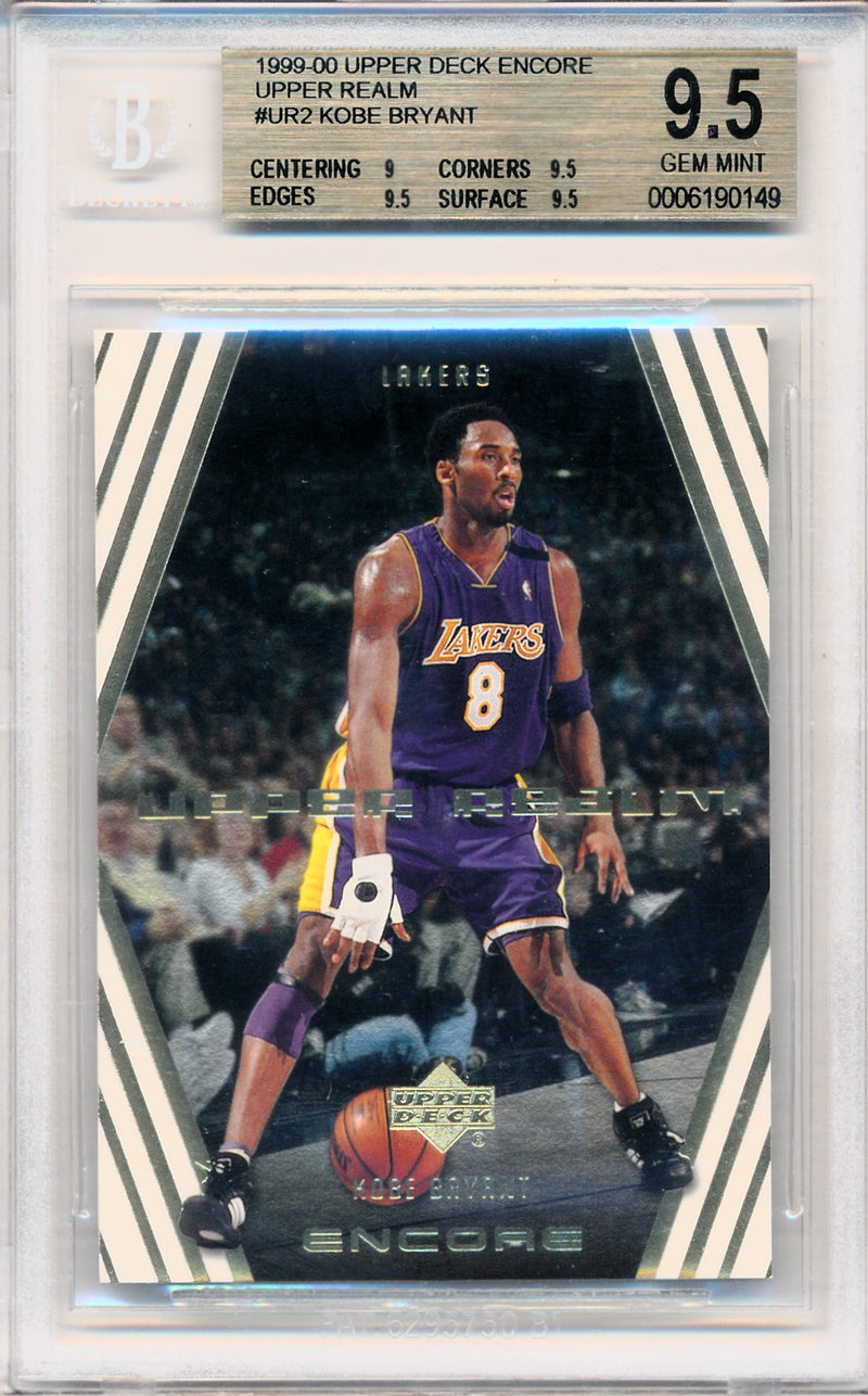 Upper Deck 1999-2000 Encore Upper Realm #UR2 Kobe Bryant  / BGS Grade 9.5