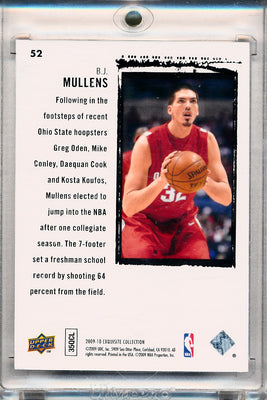 Upper Deck 2009-2010 Exquisite Collection Rookie Parallel #52 B.J. Mullens 5/32