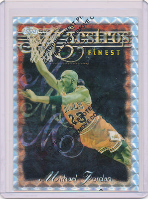 Topps 1996 Maestros Finest Refractor #127 Michael Jordan