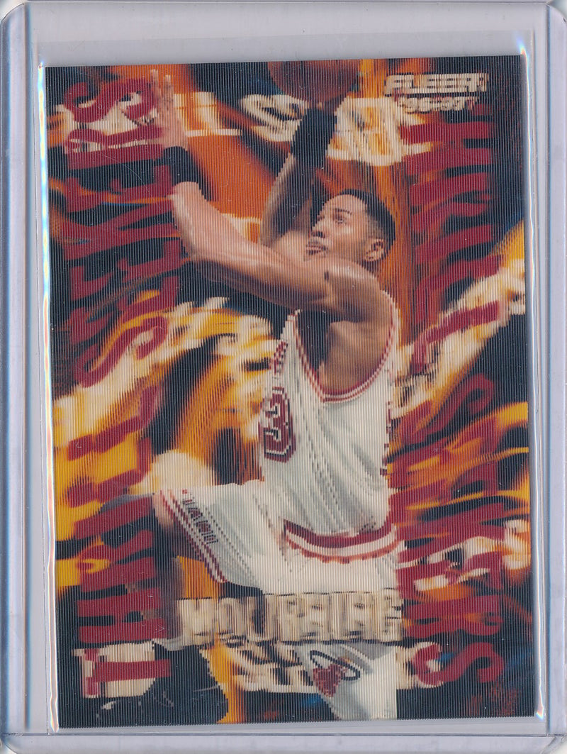 Fleer 1996-1997 Basketball Thrill Seekers #12/15 Alonzo Mourning