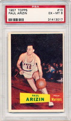 Topps Bowman  1957   #10 Paul Arizin  / PSA Grade 6 / BGS Grade None